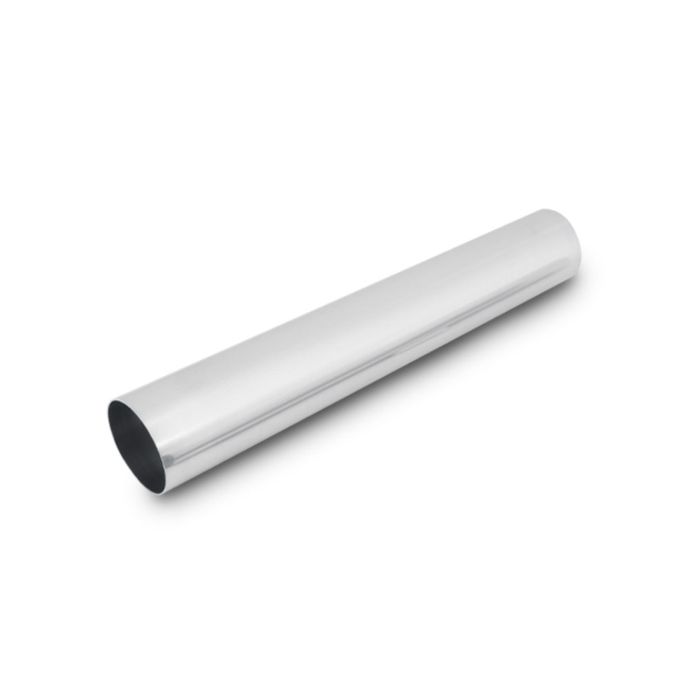 Vibrant Performance Air Intake Tube 2173; 1.500 mm 3.000 in. Straight Polished Aluminum 