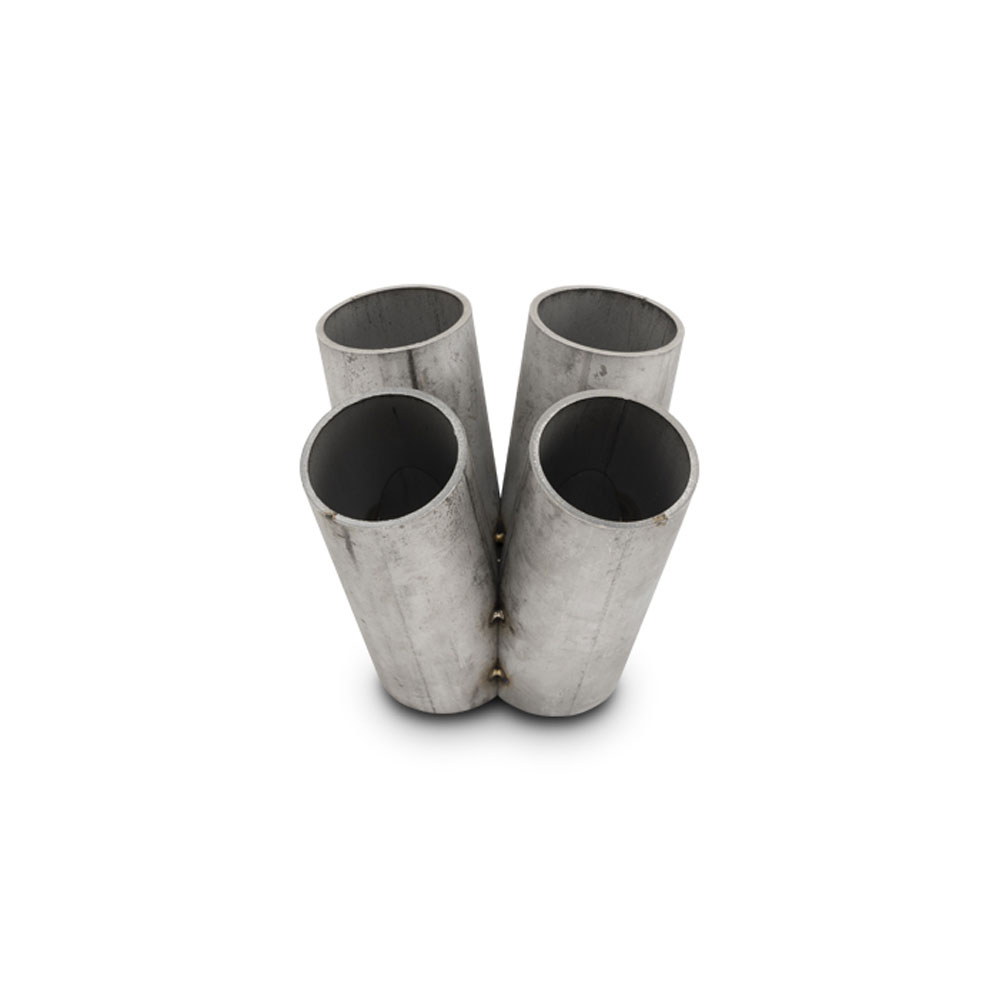 Vibrant Performance Exhaust Header Collector 2451; 1.875 in. Weld On Turbo 4 to 1 Merge Collector Stainless Steel 