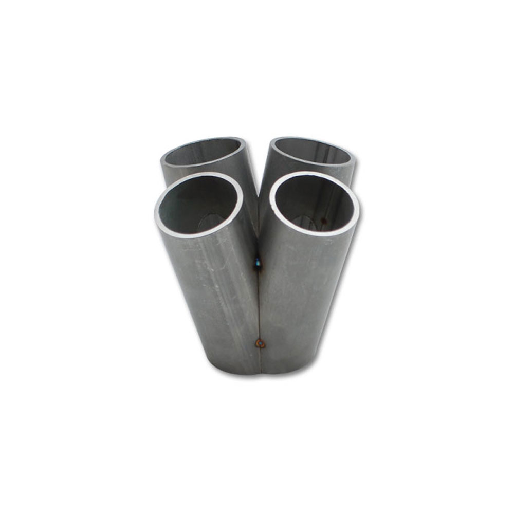 Vibrant Performance Exhaust Header Collector 2455; 1.875 in. Weld On Turbo 4 to 1 Merge Collector Stainless Steel 