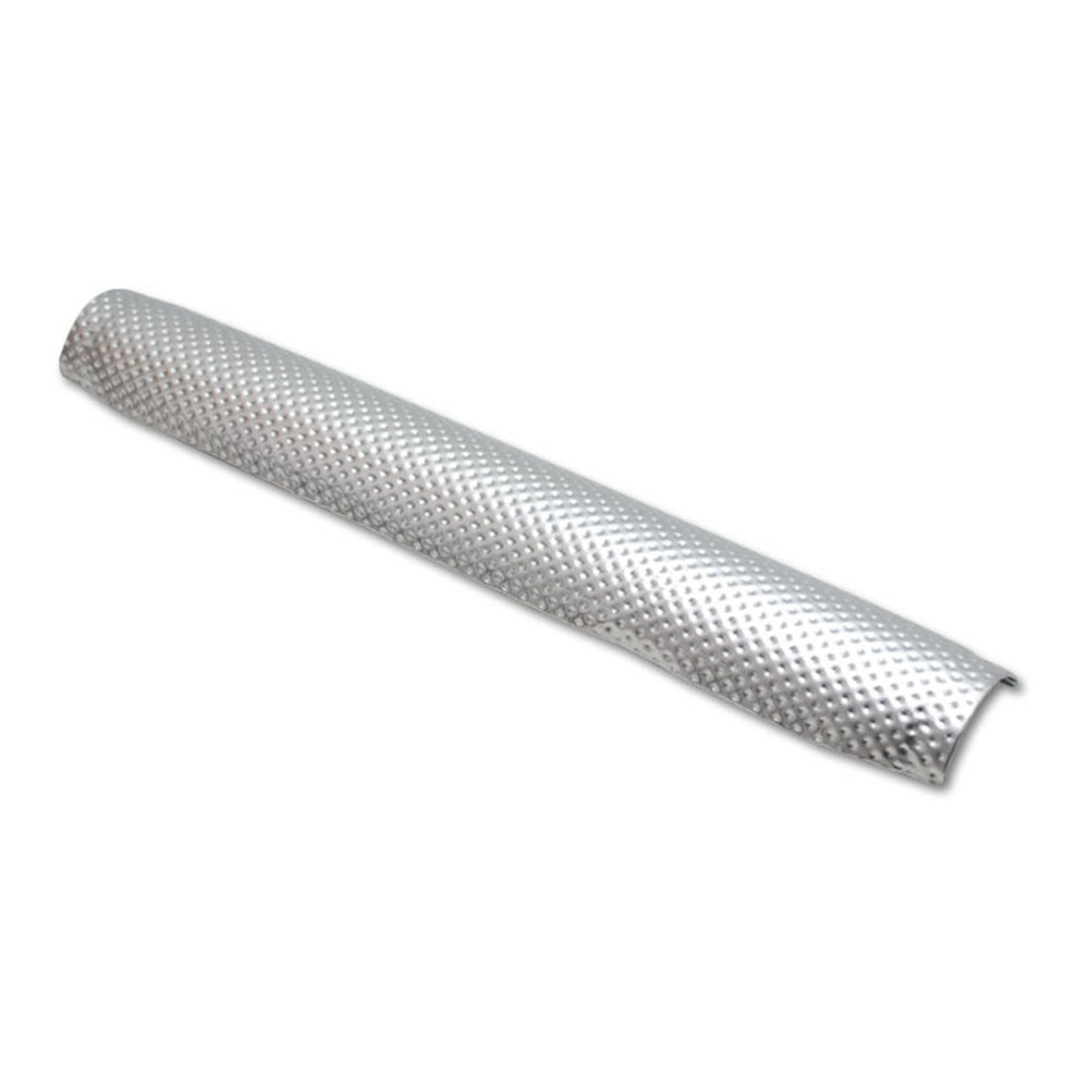 Vibrant Performance Muffler Heat Shield 25324; 2 ft. 2.000 to 3.000 in. Aluminum 1100 deg. F 