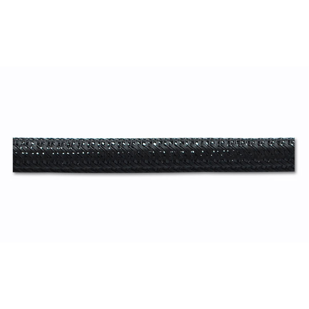Vibrant Wire Sleeving 25800; Flexible Split Sleeving 0.250 in. 10 ft. Black Polymer 