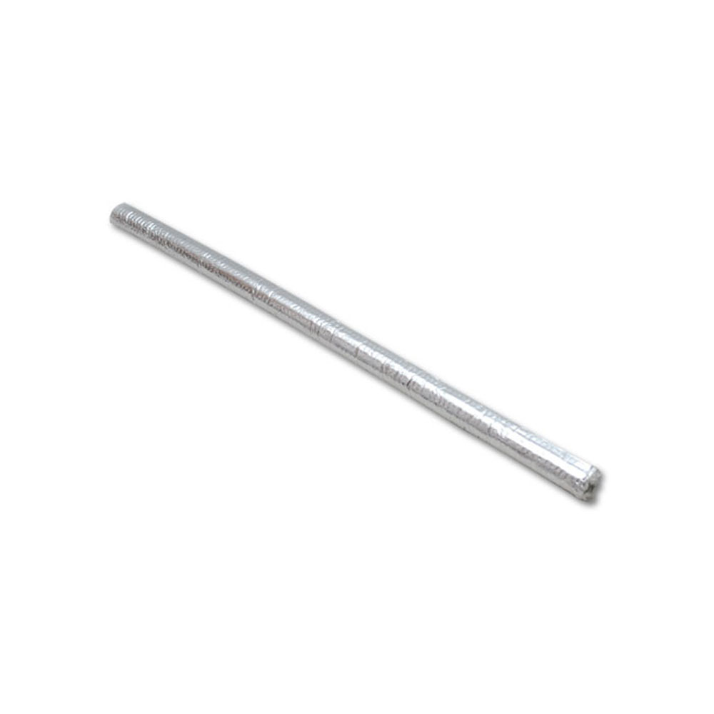 Vibrant Performance Thermal Protection Hose Sleeve 25830; ExtremeShield 1400 4 ft. Silver Aluminized Outer Layer Bonded to Fiberglass 