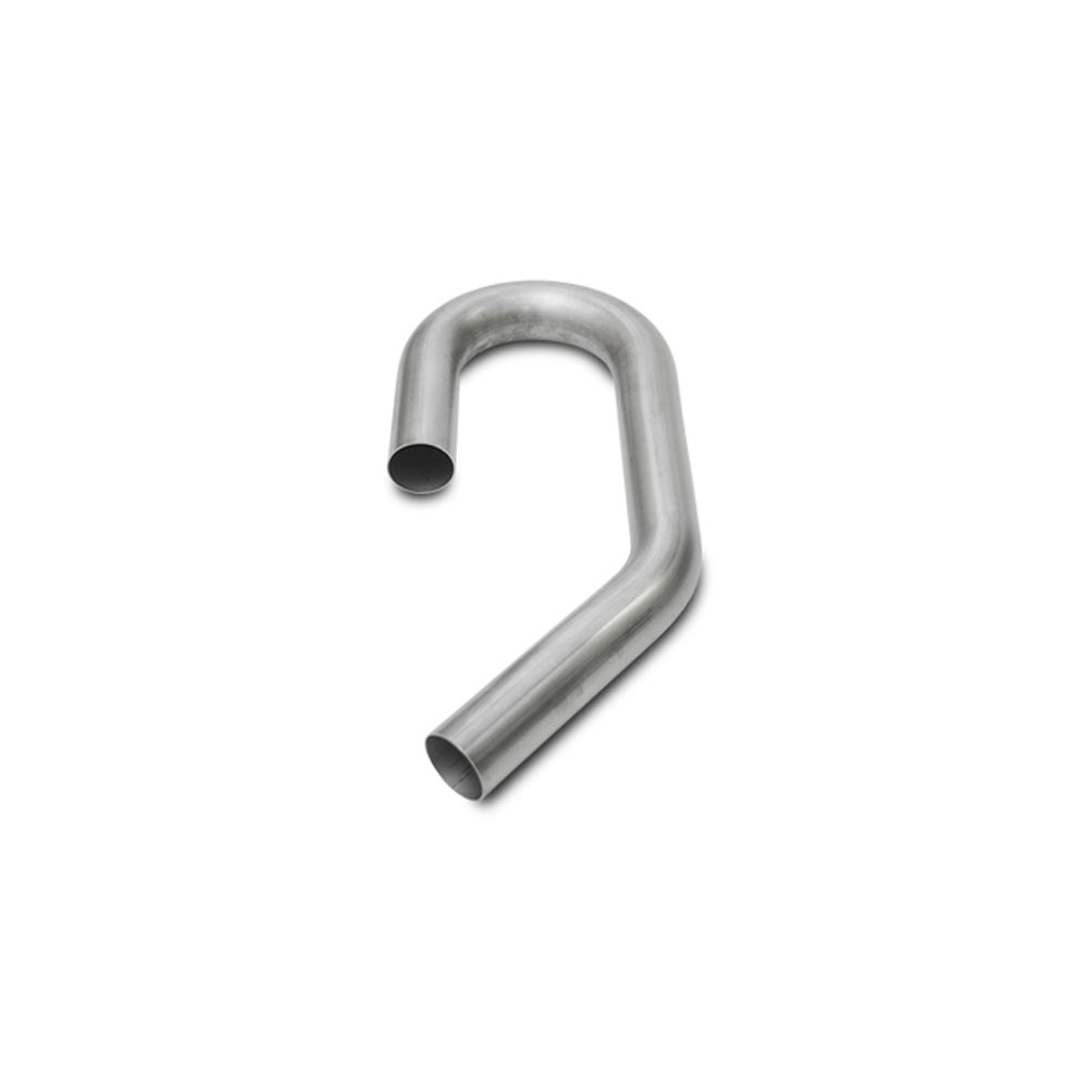 Vibrant Performance Exhaust Pipe 2605; UJ Mandrel Bend 1.650 mm 2.000 in. 45, 180 deg. Natural Stainless Steel 