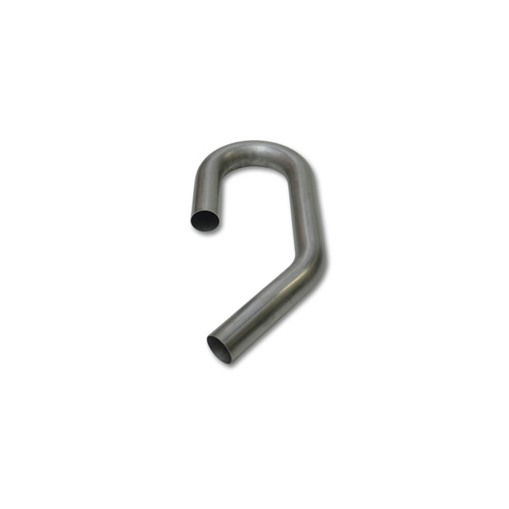 Vibrant Performance Exhaust Pipe 2605; UJ Mandrel Bend 1.650 mm 2.000 in. 45, 180 deg. Natural Stainless Steel 