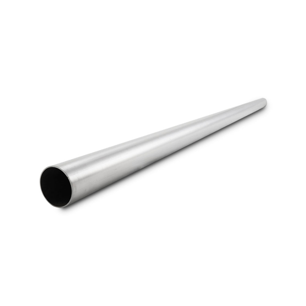 Vibrant Performance Exhaust Pipe 2641; 16 Gauge 2.500 in. Straight Natural 304 Stainless Steel 