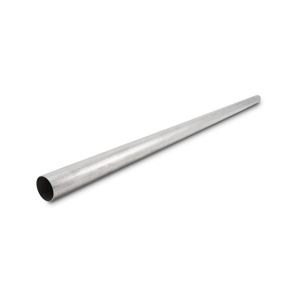Vibrant Performance Exhaust Pipe 2645; 16 Gauge 2.000 in. Straight Natural 304 Stainless Steel 