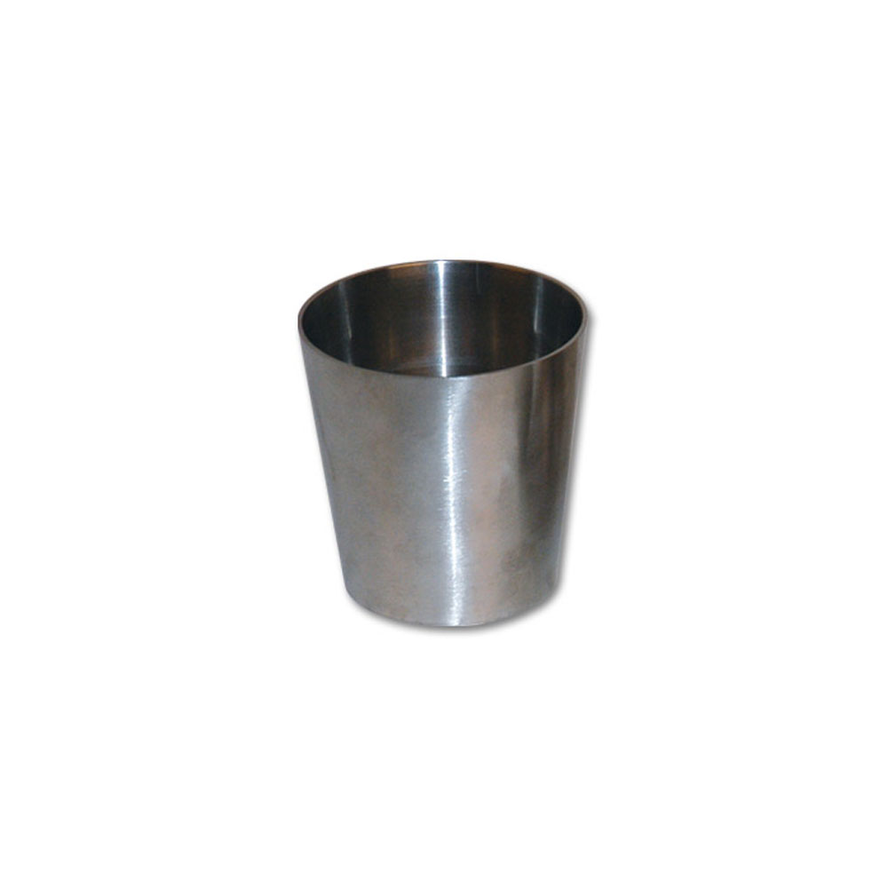 Vibrant Performance Exhaust Header Reducer 2686; Transition Adapter 2.500 in. 2.000 in. Weld On 304 Stainless Steel Natural 