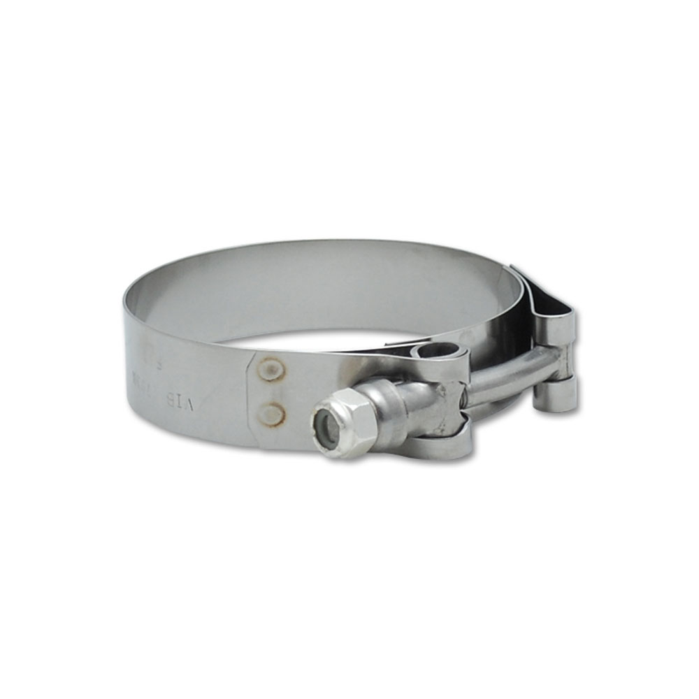 Vibrant Performance Hose Clamp 2795; 3.260 in. 3.500 in. Stainless Steel Natural T-Bolt 