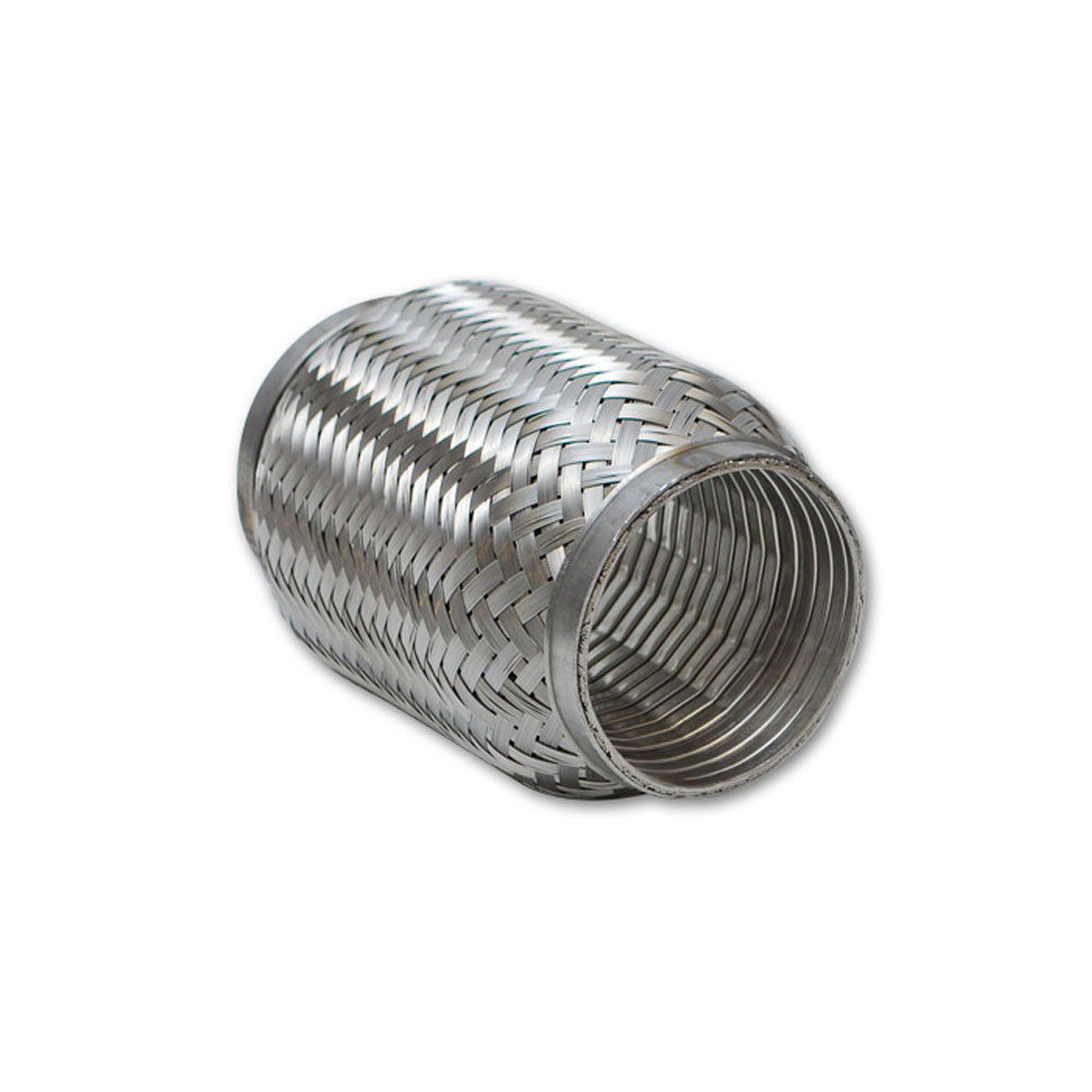 Vibrant Exhaust Flex Joint 60808; TurboFlex 2.500 in. 2.500 in. Natural Stainless Steel 