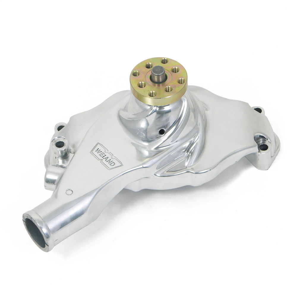 Photo for Weiand Water Pump 9212P; Action Plus Polished Aluminum Mechanical for Chevy 396 to 454