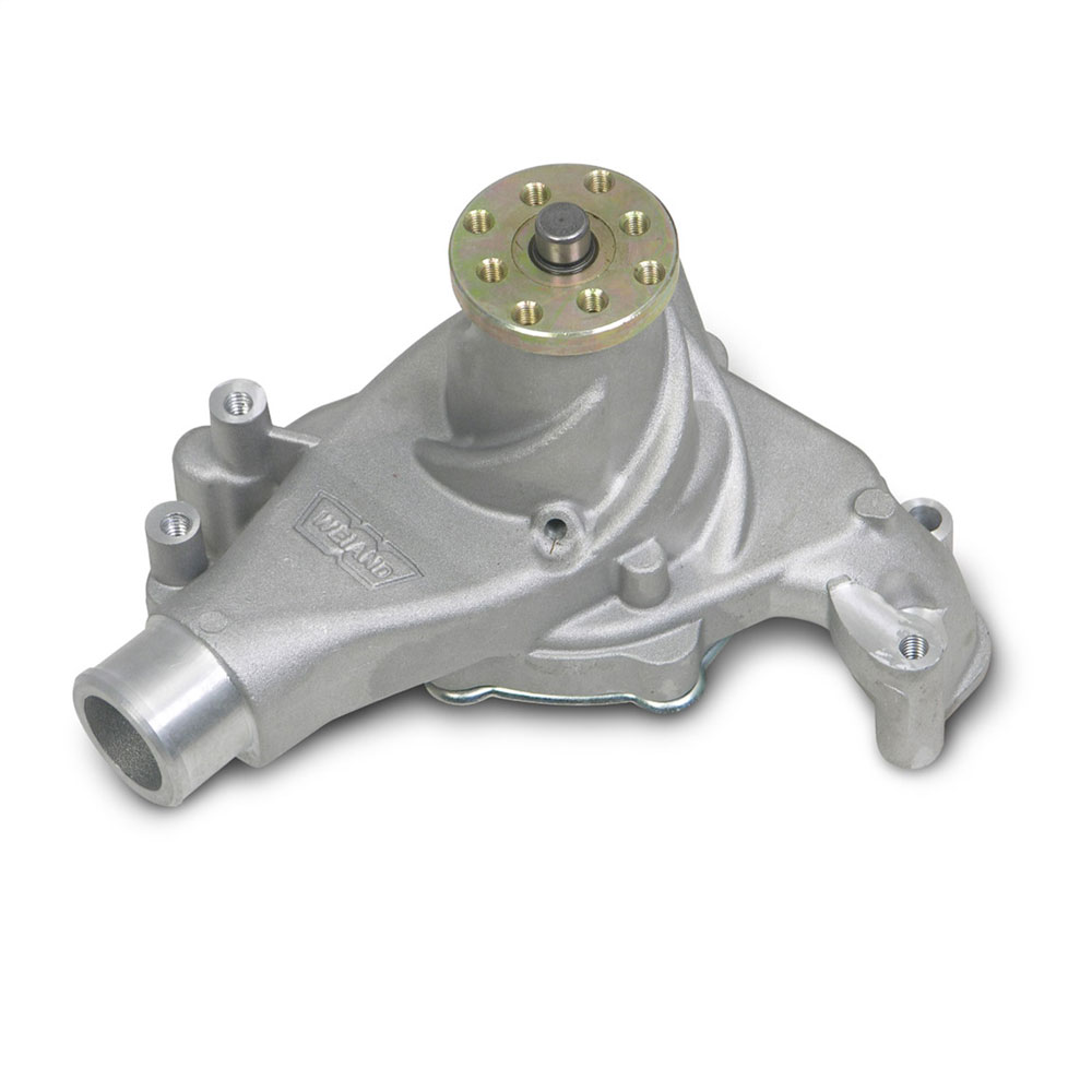 Photo for Weiand Water Pump 9240; Action Plus High Volume Natural Aluminum with Twisted Snout Mechanical for Chevy 262 to 400