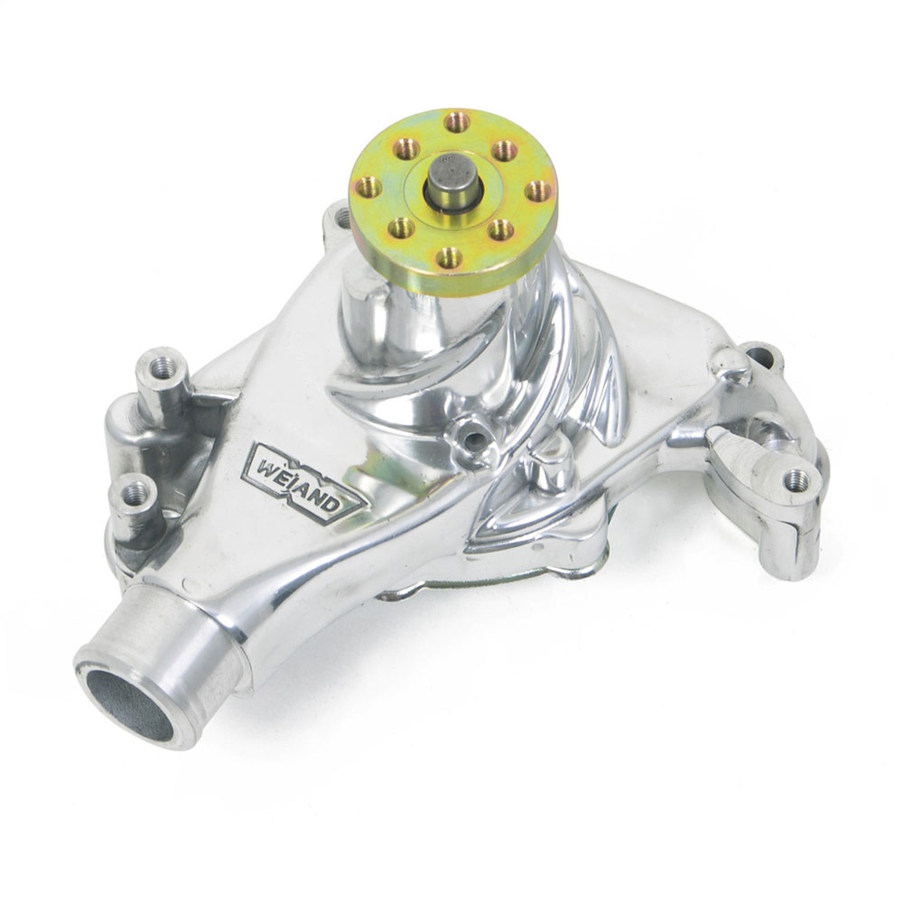 Photo for Weiand Water Pump 9240P; Action Plus High Volume Polished Aluminum Mechanical for Chevy 262 to 400