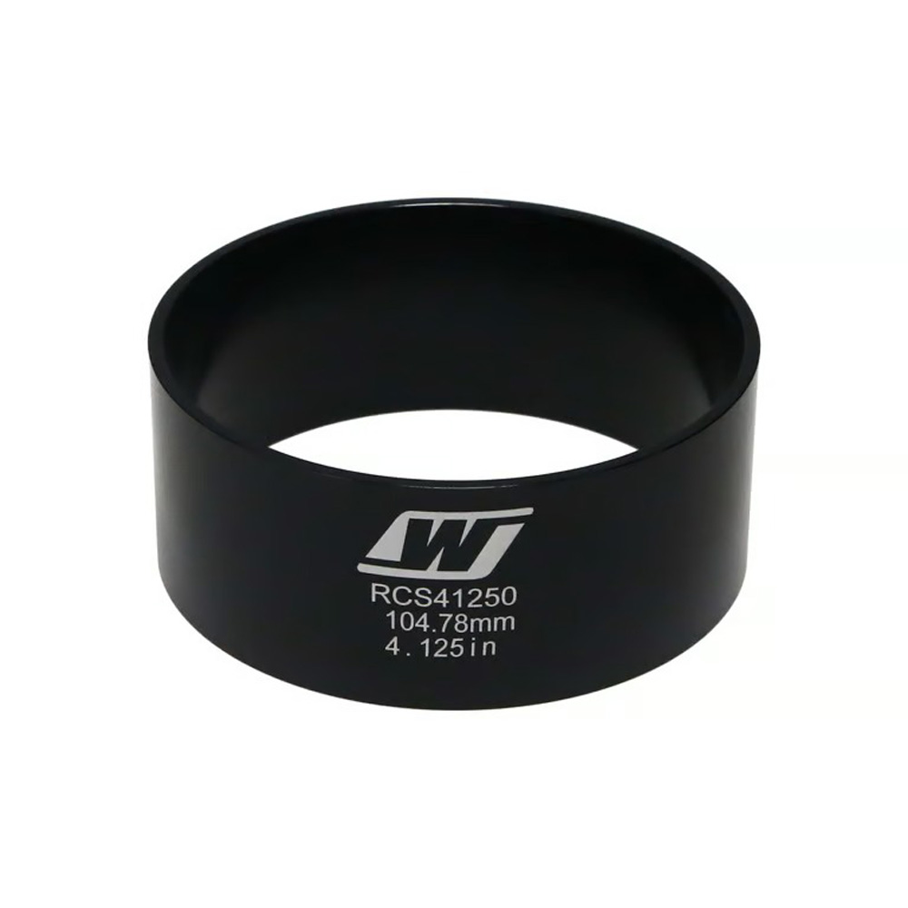 Wiseco Piston Ring Compressor RCS41250; 4.125 in. Black Anodized Forged Aluminum Tapered 