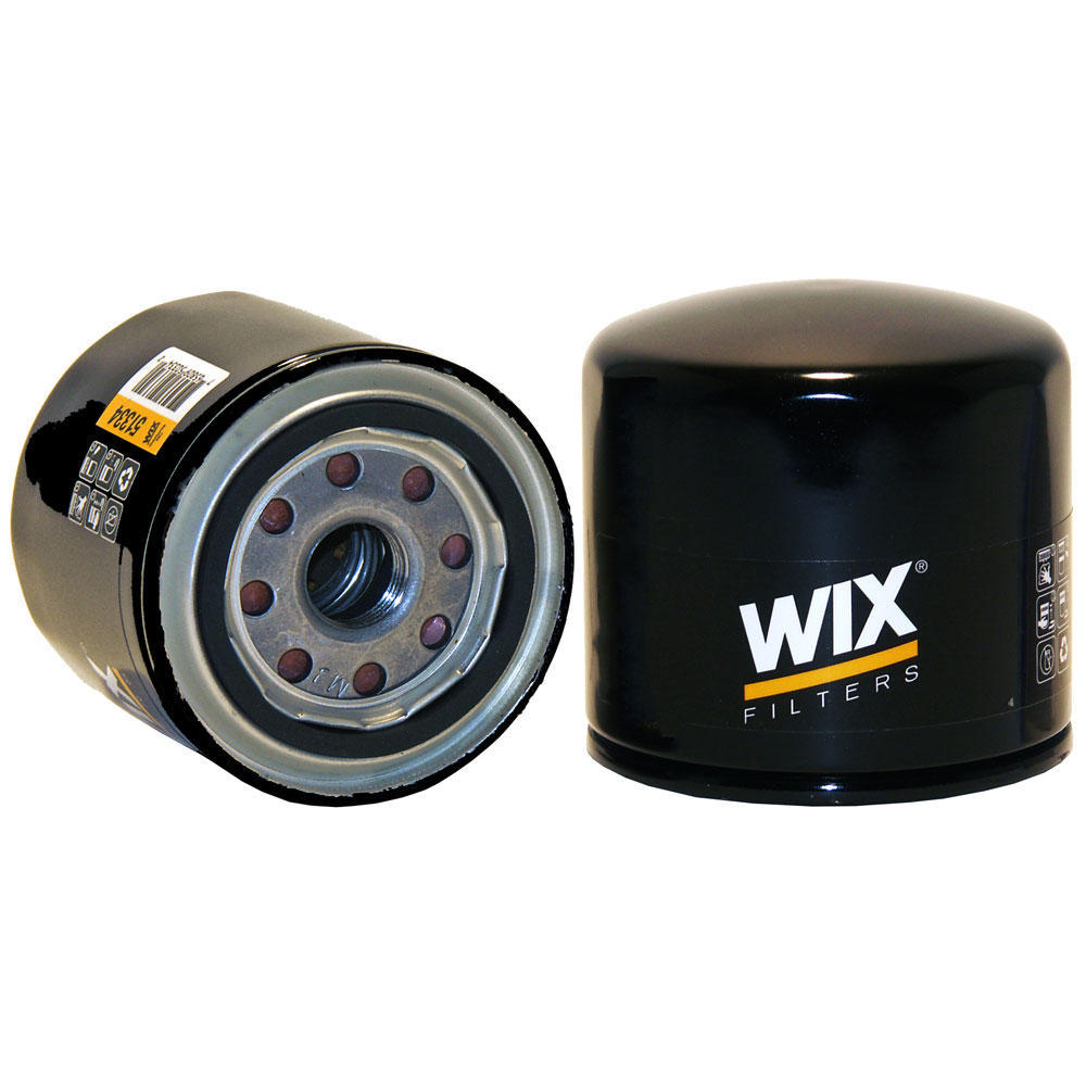 Photo for Wix Oil Filter 51334; 21 Micron Spin On M20 x 1.50 2.500 in. for 1976 to 2022 Acura, GM, Chrysler, Cub Cadet, Ford, Hyundai