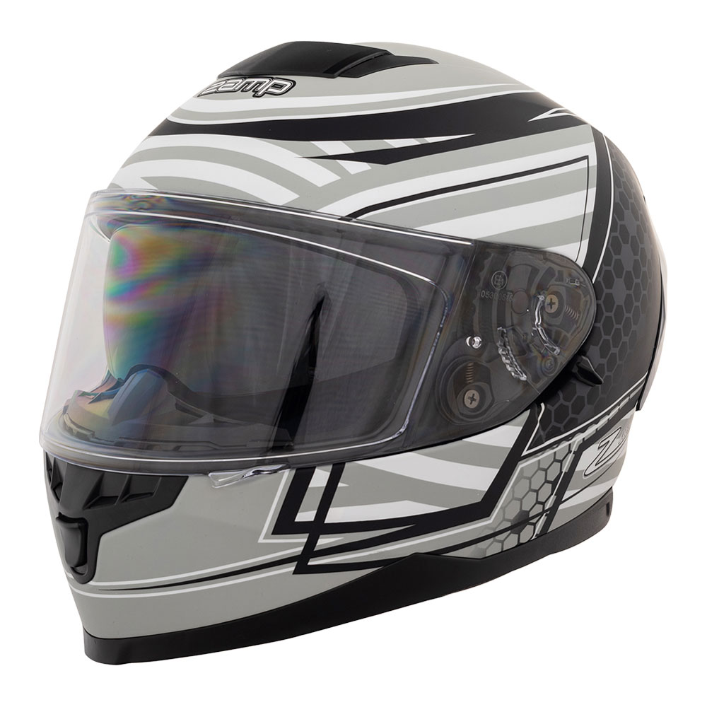 Photo for Zamp Motorcycle Helmet H762C01XL; FR4 X Large Full Face Matte Gray Graphic ECE22.05, DOT