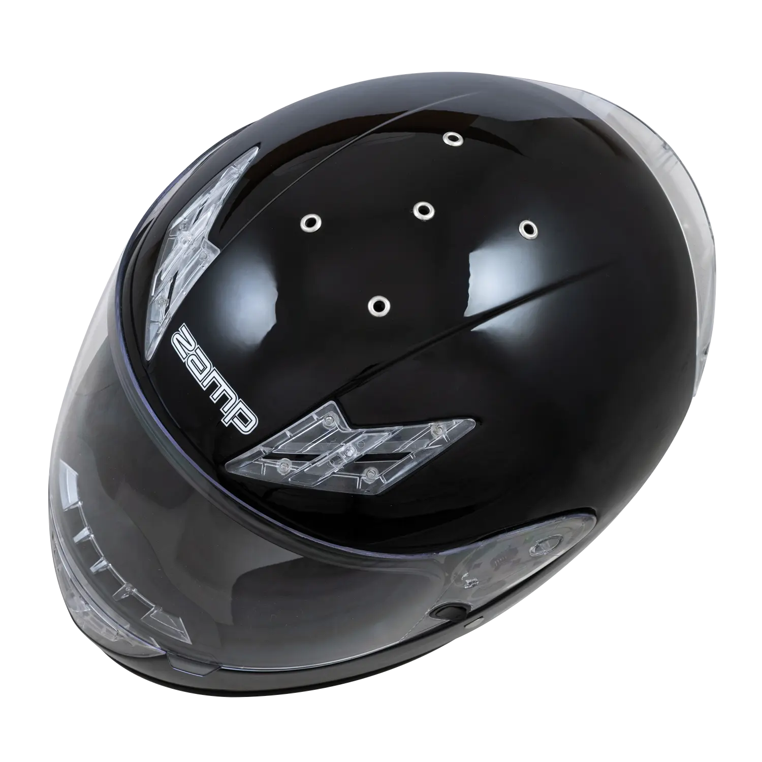 Zamp Helmet H779003L; FS-10 Large Full Face Gloss Black Snell M2025D and DOT 