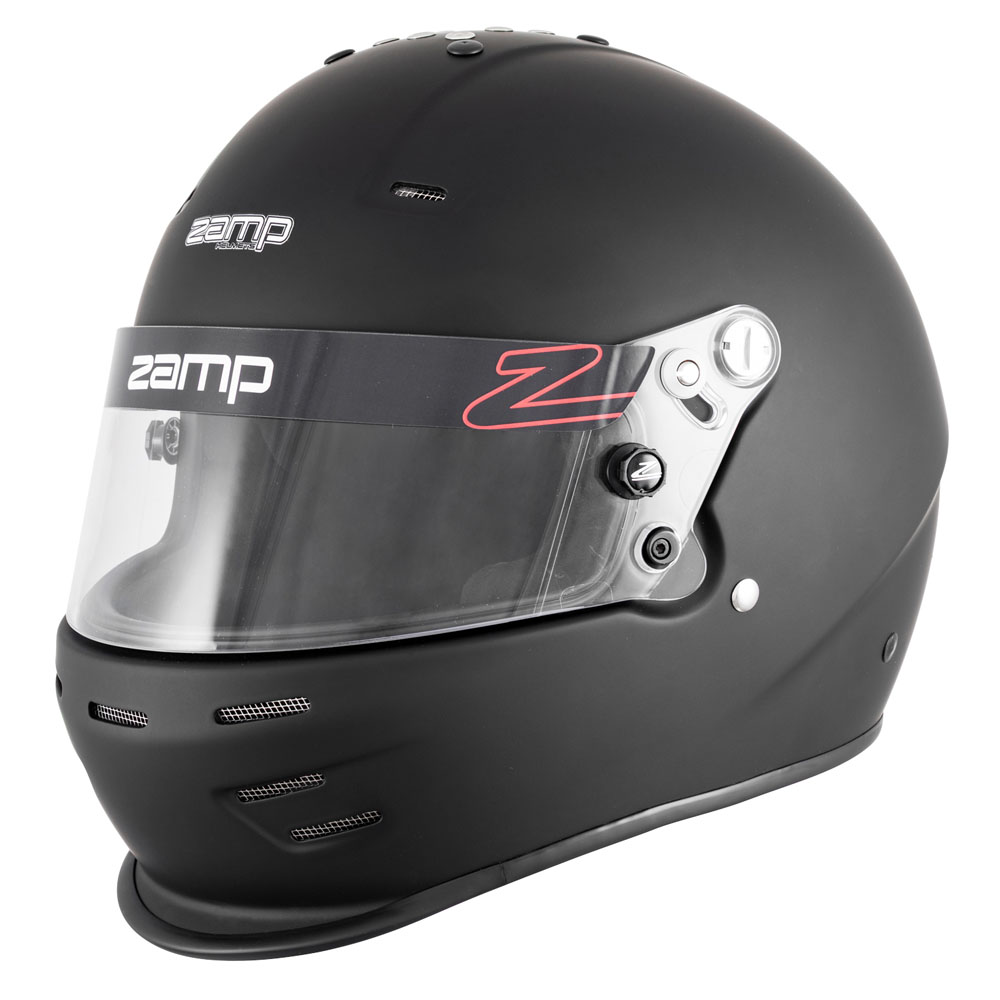 Zamp Helmet H78203FL; RZ-38 Large Full Face Matte Black Snell SA2025 