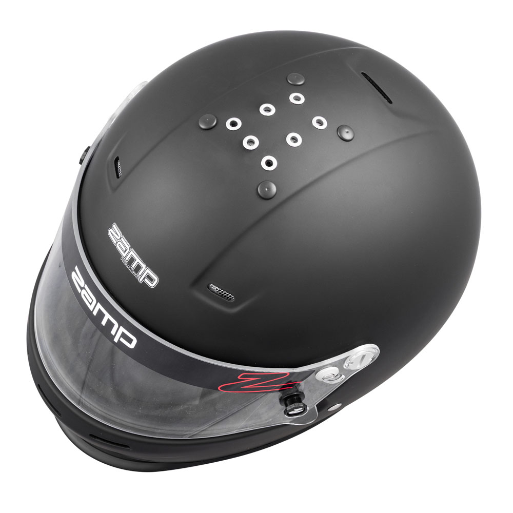 Zamp Helmet H78203FL; RZ-38 Large Full Face Matte Black Snell SA2025 