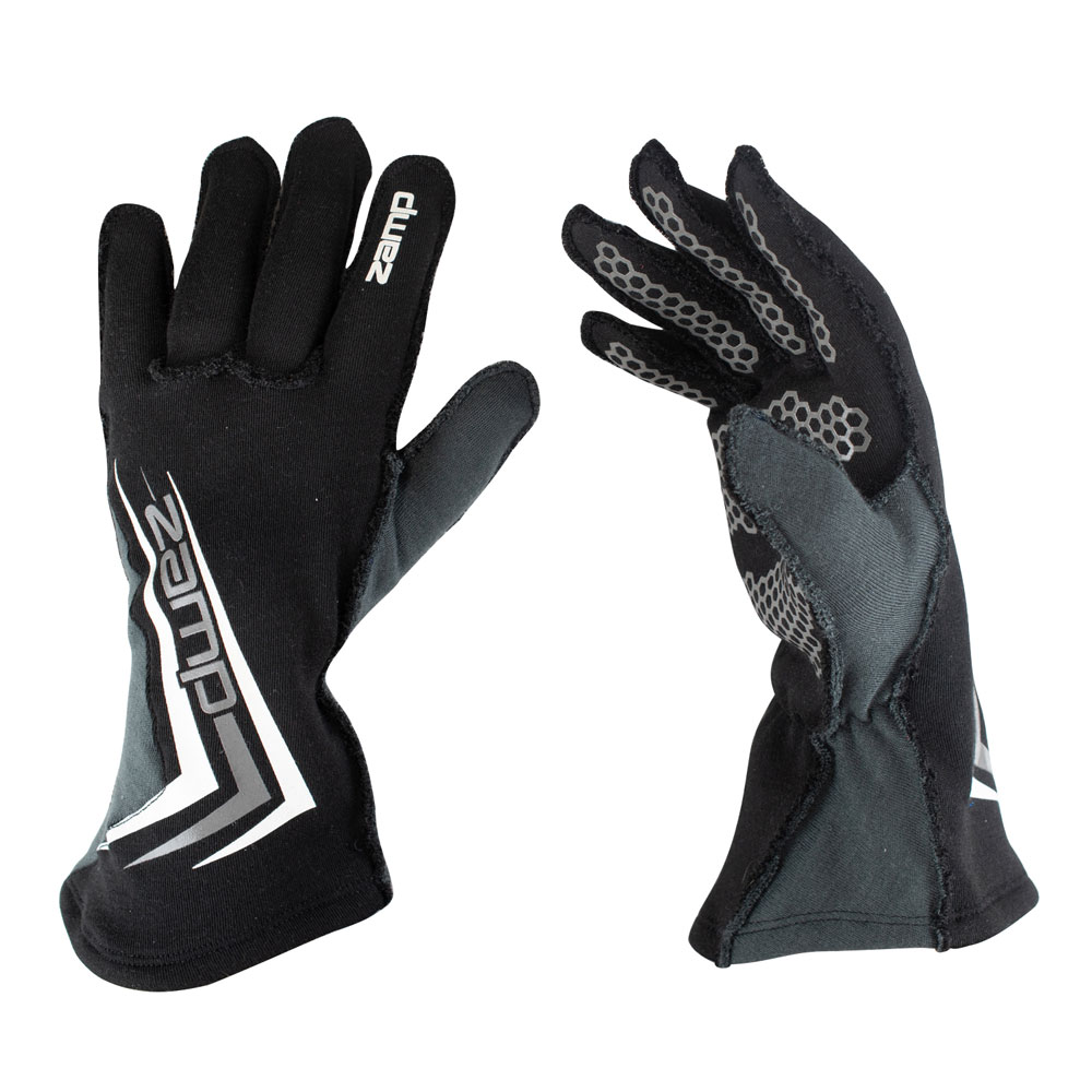Zamp Racing Gloves RG20003S; ZR-60 Small SFI 3.3/5 2-Layer Black